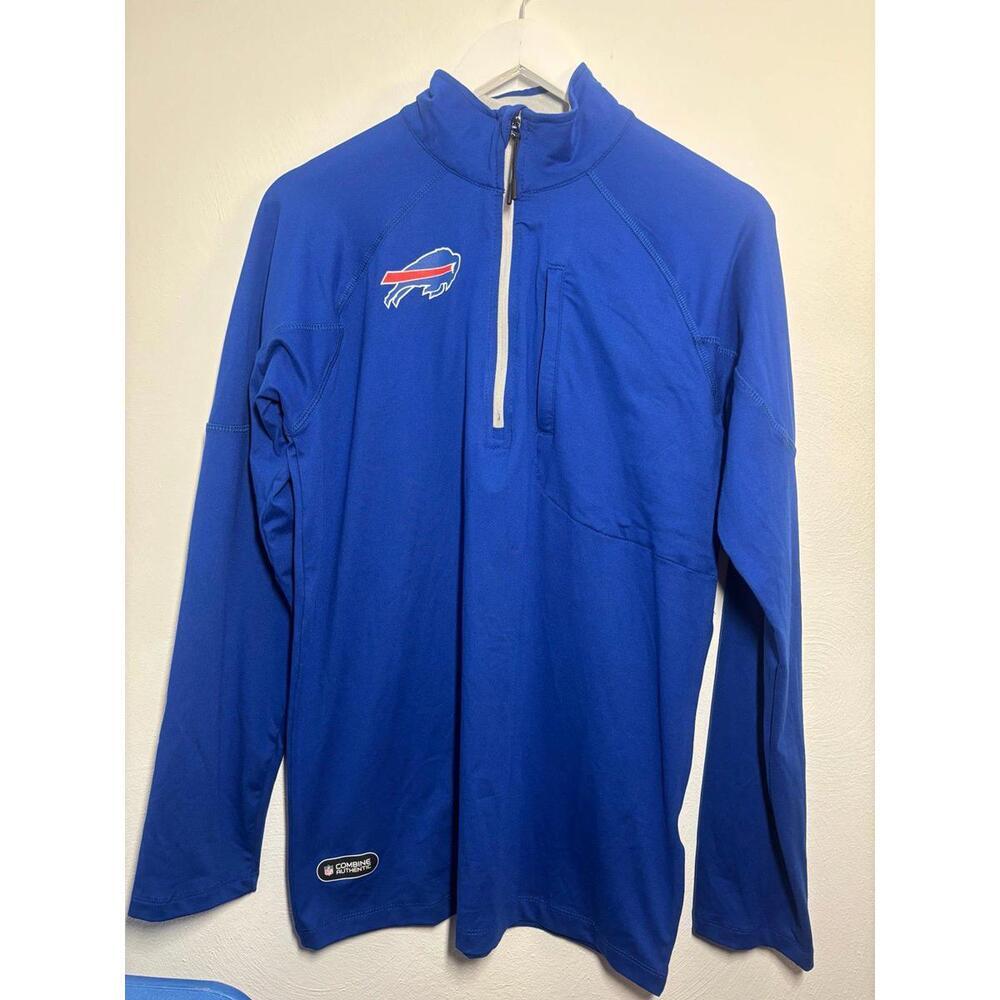 NFL Buffalo Bills Quarter Zip Pullover Size Small